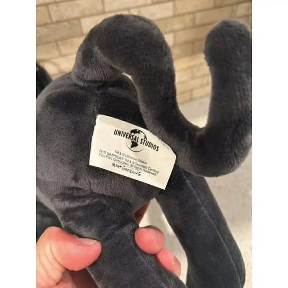 The Simpsons Scratchy The Cat Plush Stuffed Animal Toy 13" Universal Studios b38 - Picture 5 of 5